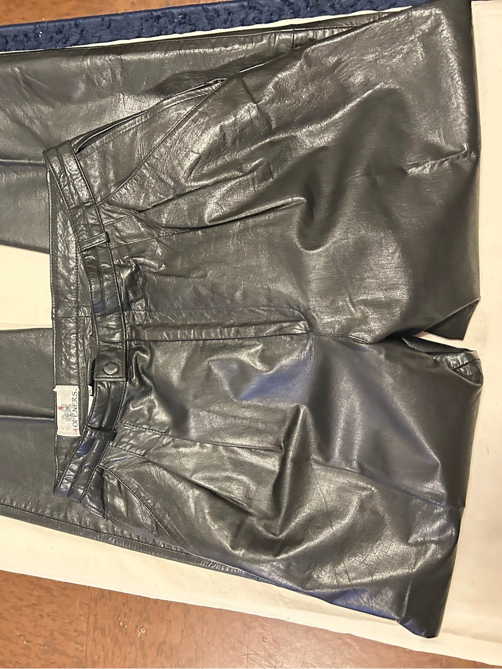 4 Openers Genuine Leather Pants